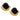 Marlene Stowe diamond onyx 18k yellow gold earrings Marlene Stowe
