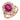 Victorian GIA 3.68 carat Burma no heat ruby diamond 14k rose gold cluster ring Jack Weir & Sons