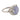Retro 5.80 carat star sapphire diamond palladium cocktail ring Jack Weir & Sons