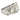 Mid Century 4 carat total weight diamond 14k white gold half eternity ring Jack Weir & Sons