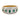 Vintage emerald diamond 18k yellow and white gold band Jack Weir & Sons