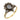Victorian rose cut diamond 14k yellow gold and silver ring Jack Weir & Sons