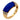 Vintage lapis lazuli diamond 14k yellow gold band Jack Weir & Sons