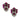 Art Deco ruby diamond platinum earrings Jack Weir & Sons