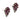 Art Deco ruby diamond platinum earrings Jack Weir & Sons