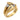 Vintage diamond 14k yellow gold cocktail ring Jack Weir & Sons