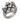 Mid Century 2.50 carat French cut diamond 18k white gold cocktail ring Jack Weir & Sons