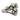Mid Century 2.50 carat French cut diamond 18k white gold cocktail ring Jack Weir & Sons