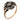 Georgian diamond 14k rose gold and silver ring Jack Weir & Sons
