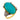 Vintage 14.30 carat chrysocolla diamond ruby 18k yellow gold cocktail ring Jack Weir & Sons