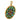 Belle Époque French 18k yellow gold plique a jour enamel pendant Jack Weir & Sons