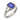 Vintage 2 carat tanzanite diamond platinum ring Jack Weir & Sons