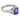 Vintage 2 carat tanzanite diamond platinum ring Jack Weir & Sons