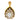 Victorian rose cut diamond 18k yellow gold and enamel pendant Jack Weir & Sons