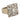 Mid Century diamond 14k white gold and platinum square cocktail ring Jack Weir & Sons