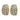 Vintage 4.00 carat diamond 14k yellow and white gold earrings Jack Weir & Sons