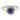 Edwardian 1.30 carat sapphire diamond platinum cluster ring Jack Weir & Sons