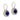 Edwardian 2.80 carat cabochon cut sapphire diamond platinum cluster earrings Jack Weir & Sons