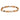 Vintage diamond emerald 18k white and rose gold chain bracelet Jack Weir & Sons