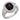 Vintage IGI 5.28 carat spinel diamond platinum halo cocktail ring Jack Weir & Sons