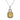 Vintage GIA 2.20 carat fancy yellow diamond 14k white gold pave necklace Jack Weir & Sons