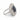 Edwardian GIA 5.25 carat no heat sapphire diamond 18k white gold cluster ring Ring Jack Weir & Sons