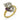 Retro ruby diamond 14k two tone gold ring Ring Jack Weir & Sons