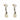 Vintage pearl diamond platinum drop earrings Earrings Jack Weir & Sons