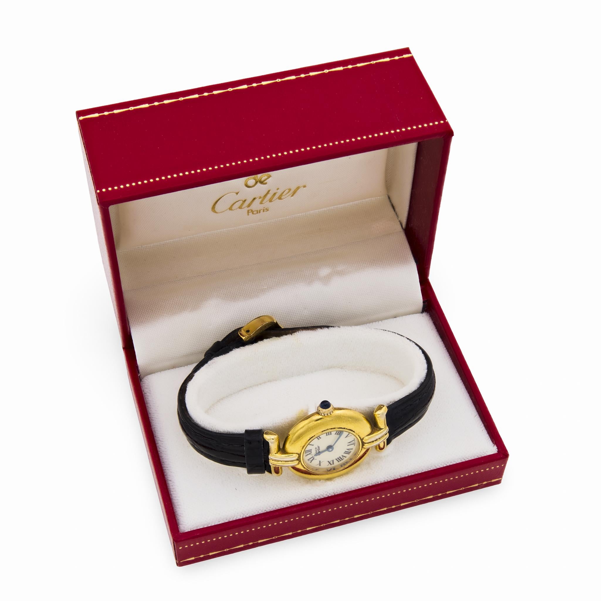 Cartier Paris vintage must vermeil Colisee watch – Jack Weir & Sons
