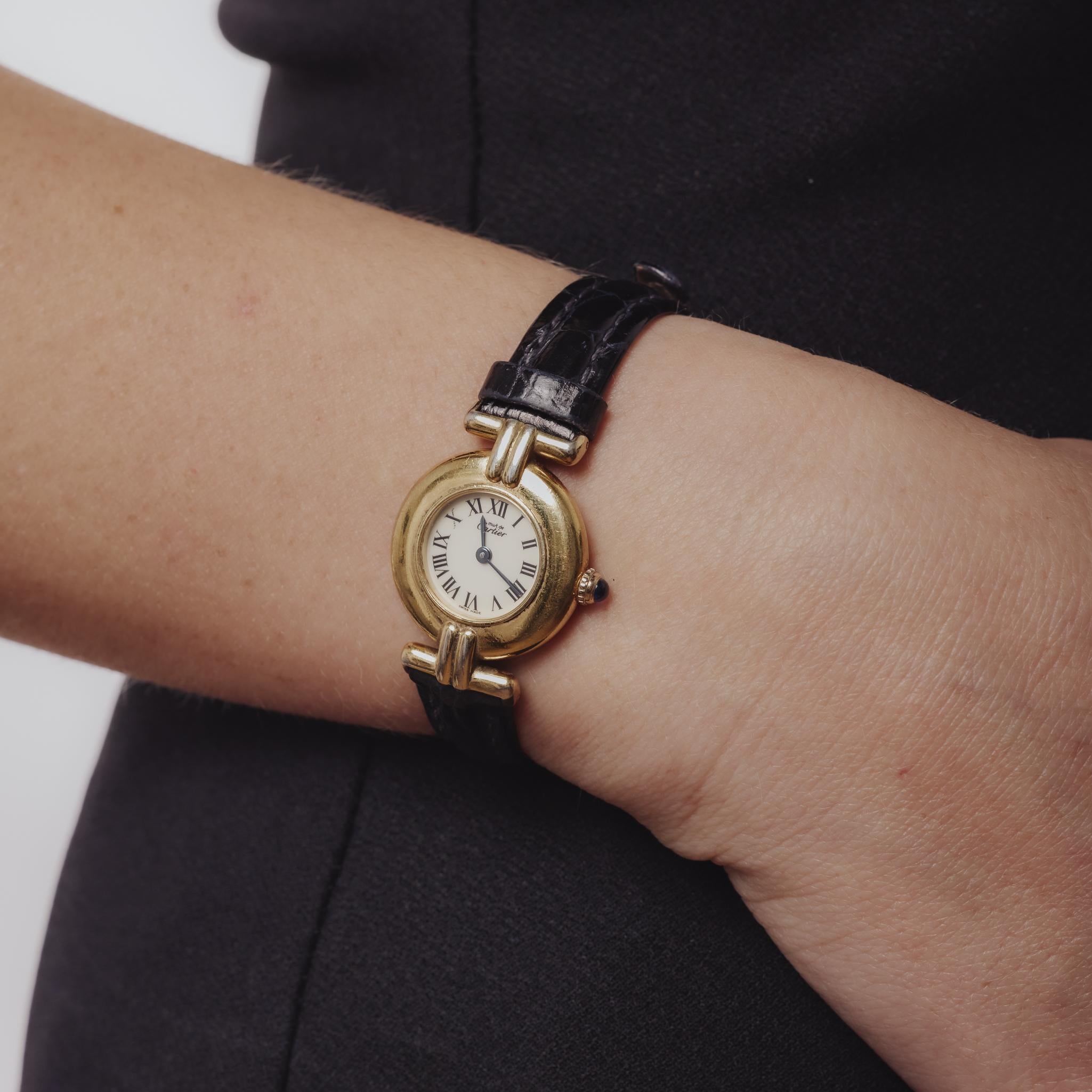 Cartier Paris vintage must vermeil Colisee watch – Jack Weir & Sons