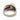 Mid Century ruby diamond 18k white gold ring Ring Jack Weir & Sons