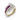 Mid Century ruby diamond 18k white gold ring Ring Jack Weir & Sons