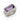 Vintage French emerald cut amethyst diamond 18k white gold cocktail ring Ring Jack Weir & Sons