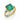Vintage AGL 3.88 carat Colombia no heat emerald diamond 18k yellow gold ring Ring Jack Weir & Sons