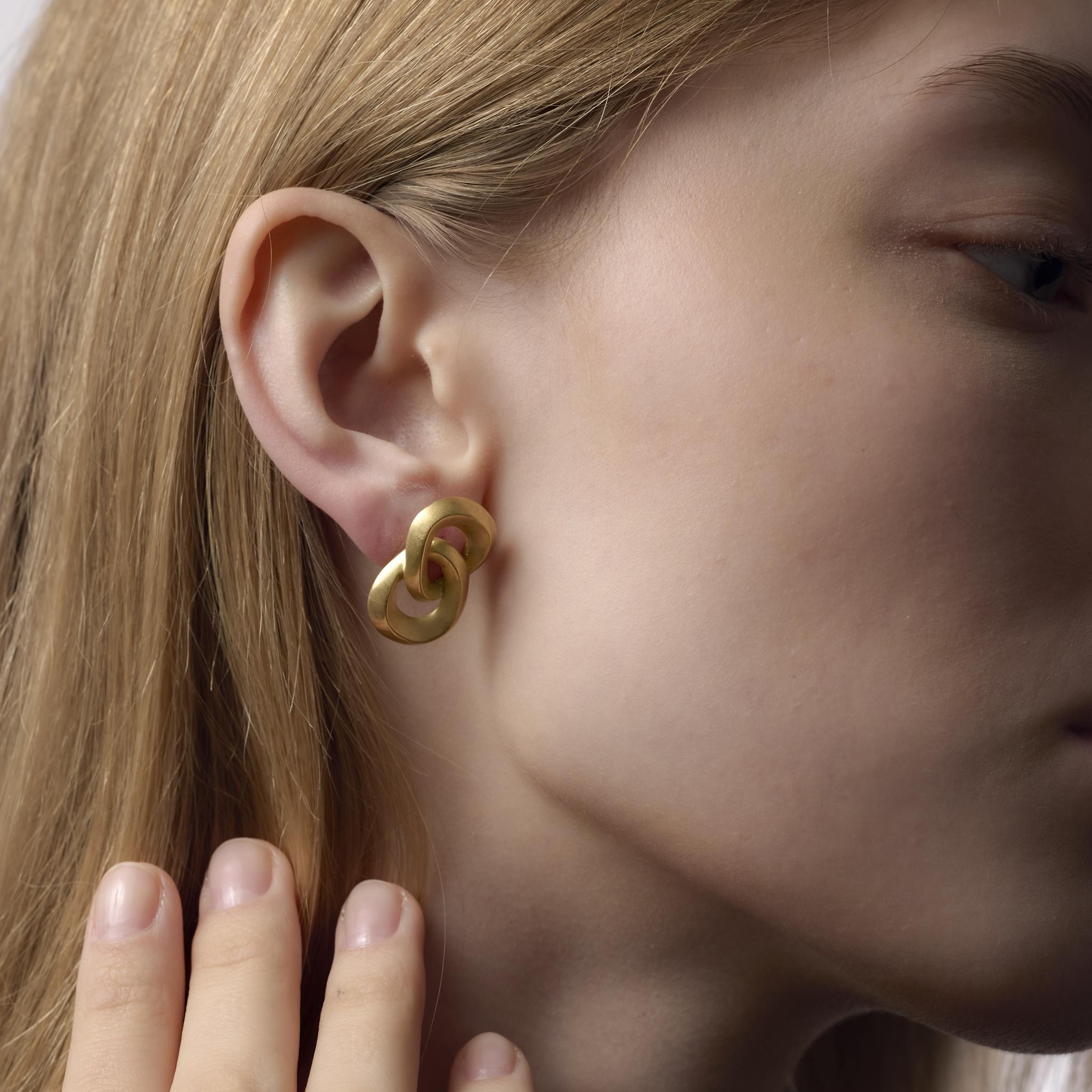 Angela Cummings vintage 18k yellow gold earrings – Jack Weir & Sons