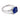 GIA 2.66 carat cushion cut sapphire diamond platinum ring Jack Weir & Sons