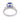 GIA 2.66 carat cushion cut sapphire diamond platinum ring Jack Weir & Sons