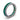 Vintage 2.00 carat emerald platinum eternity band