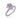 Vintage GIA 2.81 carat no heat pink sapphire platinum solitaire ring Ring Jack Weir & Sons