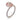 Mid Century GIA 3.28 carat pink sapphire diamond solitaire pave ring Ring Jack Weir & Sons
