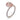 Mid Century GIA 3.28 carat pink sapphire diamond solitaire pave ring Ring Jack Weir & Sons