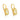 GIA 2.15 carat old mine cut diamond 18k yellow gold collet earrings