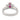 Vintage GIA Burma ruby diamond 18k white gold engagement ring Ring Jack Weir & Sons