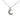 Contemporary diamond 18k white gold half-moon necklace Necklaces Jack Weir & Sons