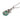 Vintage 1.60 carat emerald diamond 14k white gold platinum necklace Necklaces Jack Weir & Sons