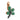 Victorian diamond green stone 18K rose gold four leaf clover pendant