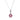 Art Deco style diamond ruby target platinum 14k white gold pendant necklace Necklaces Jack Weir & Sons
