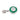 Art Deco style diamond emerald platinum target pendant necklace