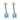 Vintage 6.60 carat aquamarine diamond platinum drop earrings Earrings Jack Weir & Sons