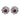 Art Deco inspired ruby diamond cluster stud platinum earrings Jack Weir & Sons